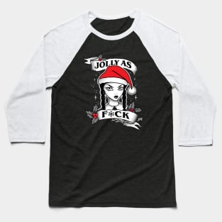 Wednesday Addams Christmas Baseball T-Shirt